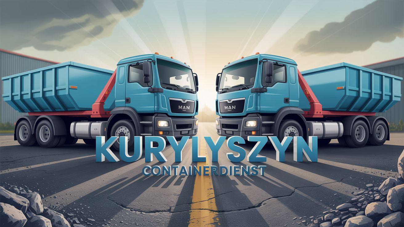 Zwei MAN LKW stehen sich gegenüber